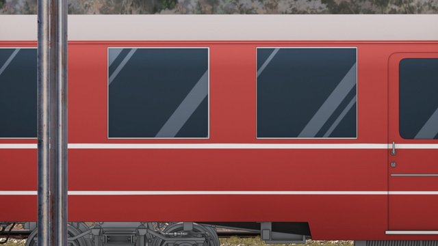 Laid-Back Camp Season 3 Episode 3 Inside the train